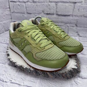 Saucony Shadow 5000 Running Shoes Trainers Women's Size 11 US 9 UK Green EUC
